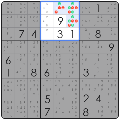 sudoku with pencil marks online